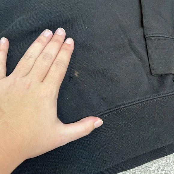 Vans Hoodie Mens Medium Black Thrasher Flame Logo Pullover Skate Sweatshirt - Picture 2 of 13